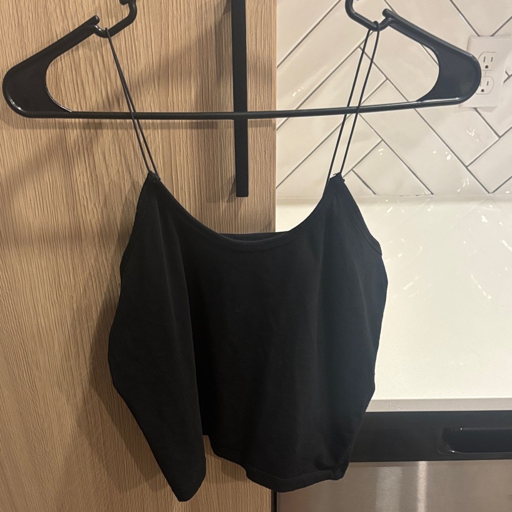 One Step Ahead Black Camisole Top